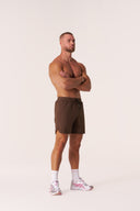 EVDNCE Form 7" Training Shorts - Chocolate