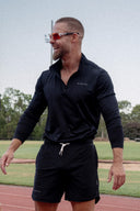 EVDNCE Long Sleeve Quarter Zip - Black