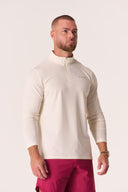 EVDNCE Long Sleeve Quarter Zip - Vanilla
