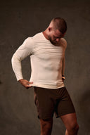 EVDNCE Motion L/S Tee - Vanilla