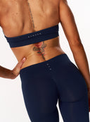 [women] Seamless Halter Crop - Navy