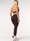[women] Seamless Sculpt Leggings - Chocolate