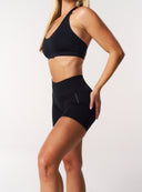 [women] Seamless Sculpt Shorts - Black