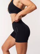 [women] Seamless Sculpt Shorts - Black