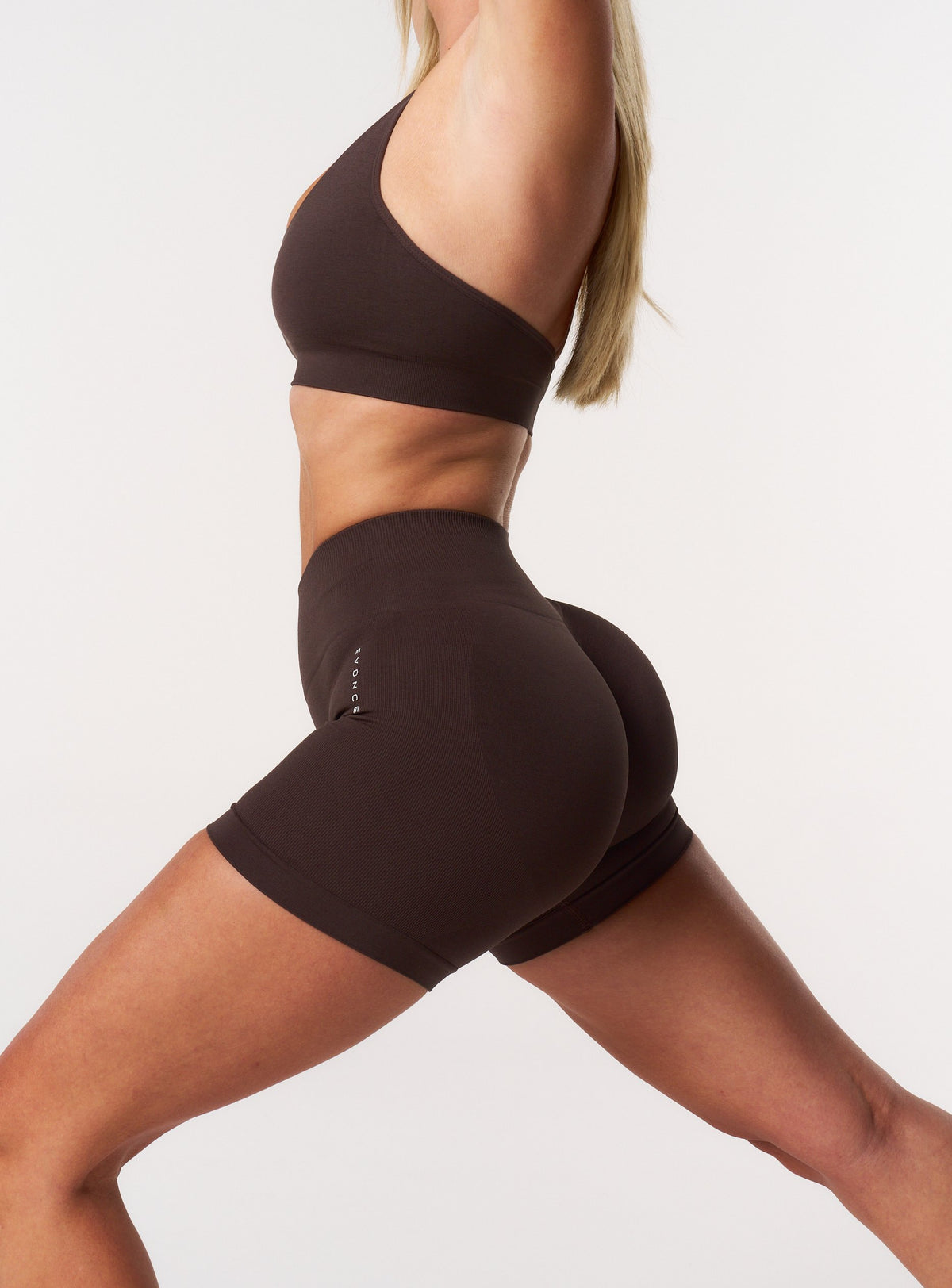 [women] Seamless Sculpt Shorts - Chocolate