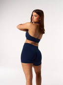 [women] Seamless Sculpt Shorts - Navy