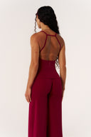 Cloud Compression Square Back Tank - Beet