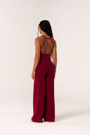 Cloud Compression Square Back Tank - Beet