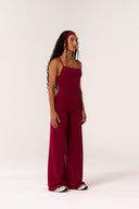 Cloud Compression Square Back Tank - Beet