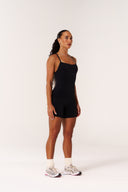 Cloud Compression Square Back Tank - Black