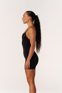 Cloud Compression Square Back Tank - Black