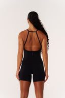 Cloud Compression Square Back Tank - Black