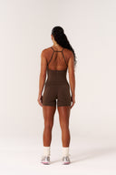 Cloud Compression Square Back Tank - Malt