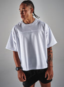 Arc Mesh Tee - White