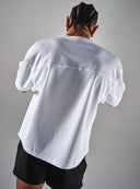 Arc Mesh Tee - White