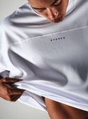 Arc Mesh Tee - White