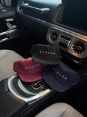 Three EVD 5-Panel Short Brim Caps