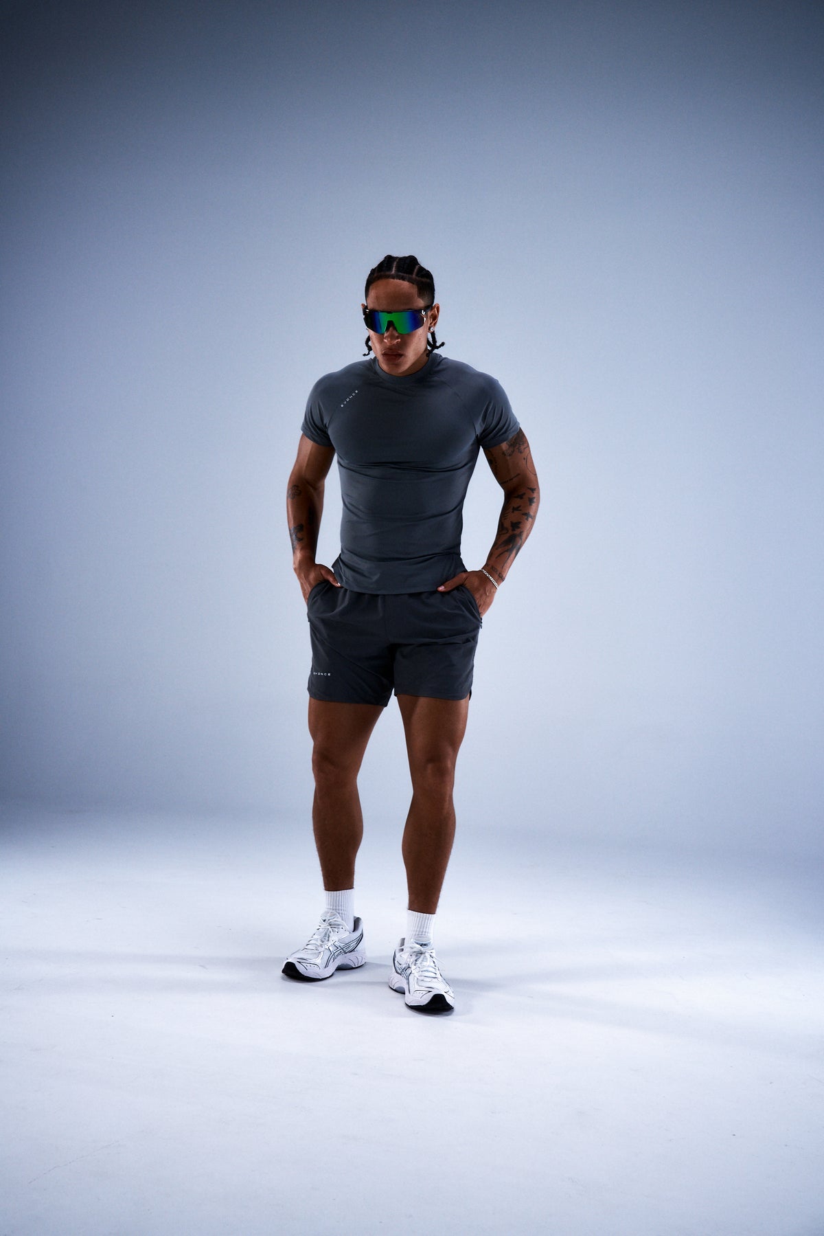 EVDNCE Stride and Motion campaign, Steel and Core Blue