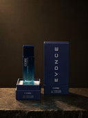 Core Eau de Parfum 30ml standing in its open box
