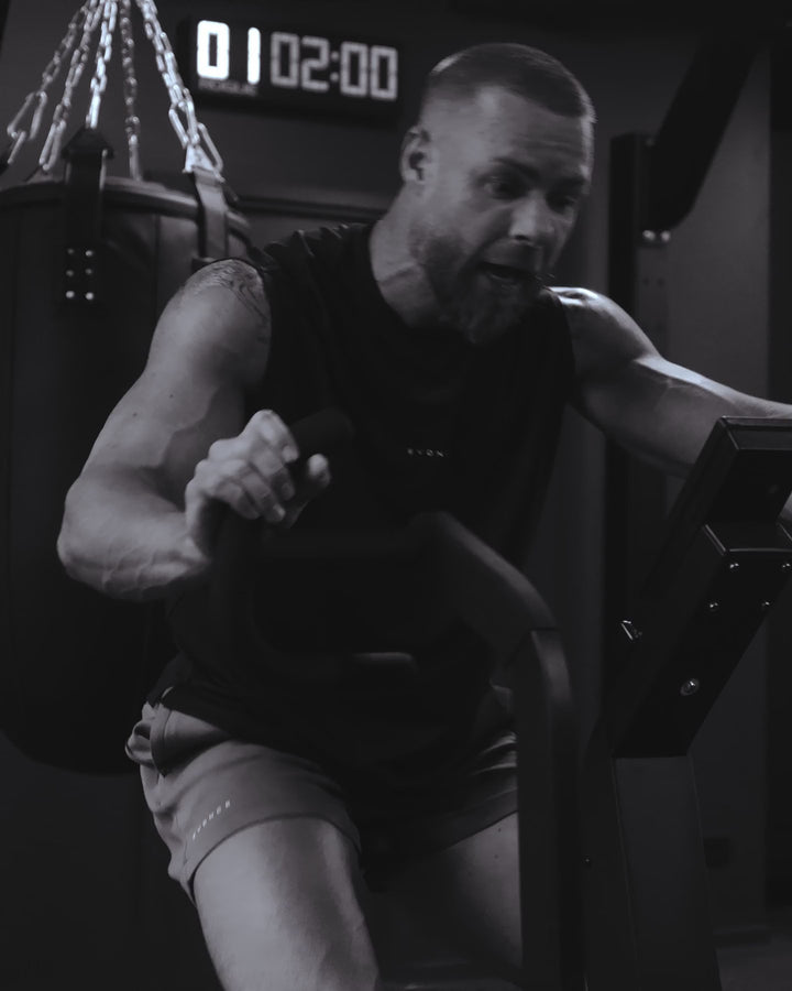 Adam training in the Motion Oversized Tank, Coming Soon teaser (mobile)